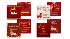 Chinese New Year 2026 - Social Media Memes - ProdShot