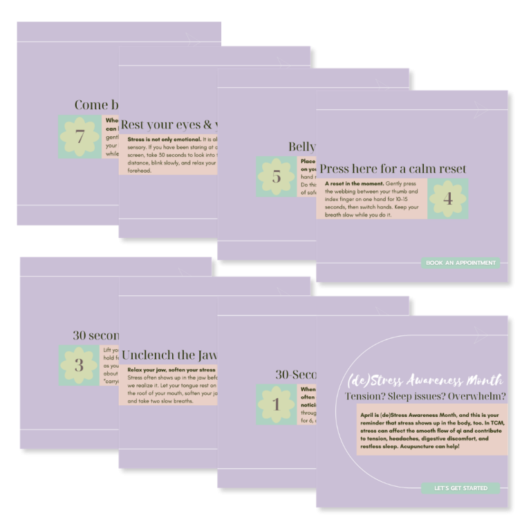 Stress Awareness Month - Social Media - Product Shot