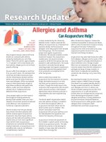 Copy of Research - Acupuncture Allergies Asthma - 0323